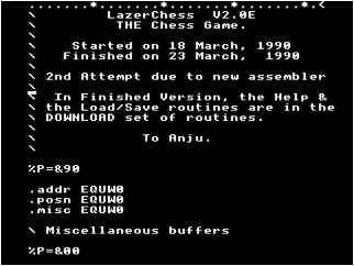 LazerChess source code